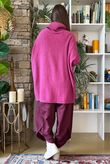 Beyond Terry Oversized Cowl Knit Raspberry Marl
